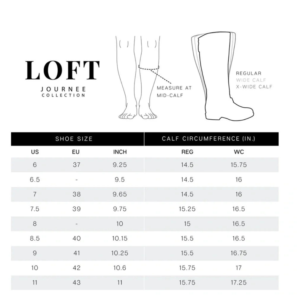 Journee Collection LOFT WIDE CALF boots in black